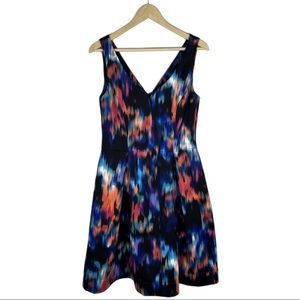 Calvin Klein Multicolour A-Line Scuba Dress